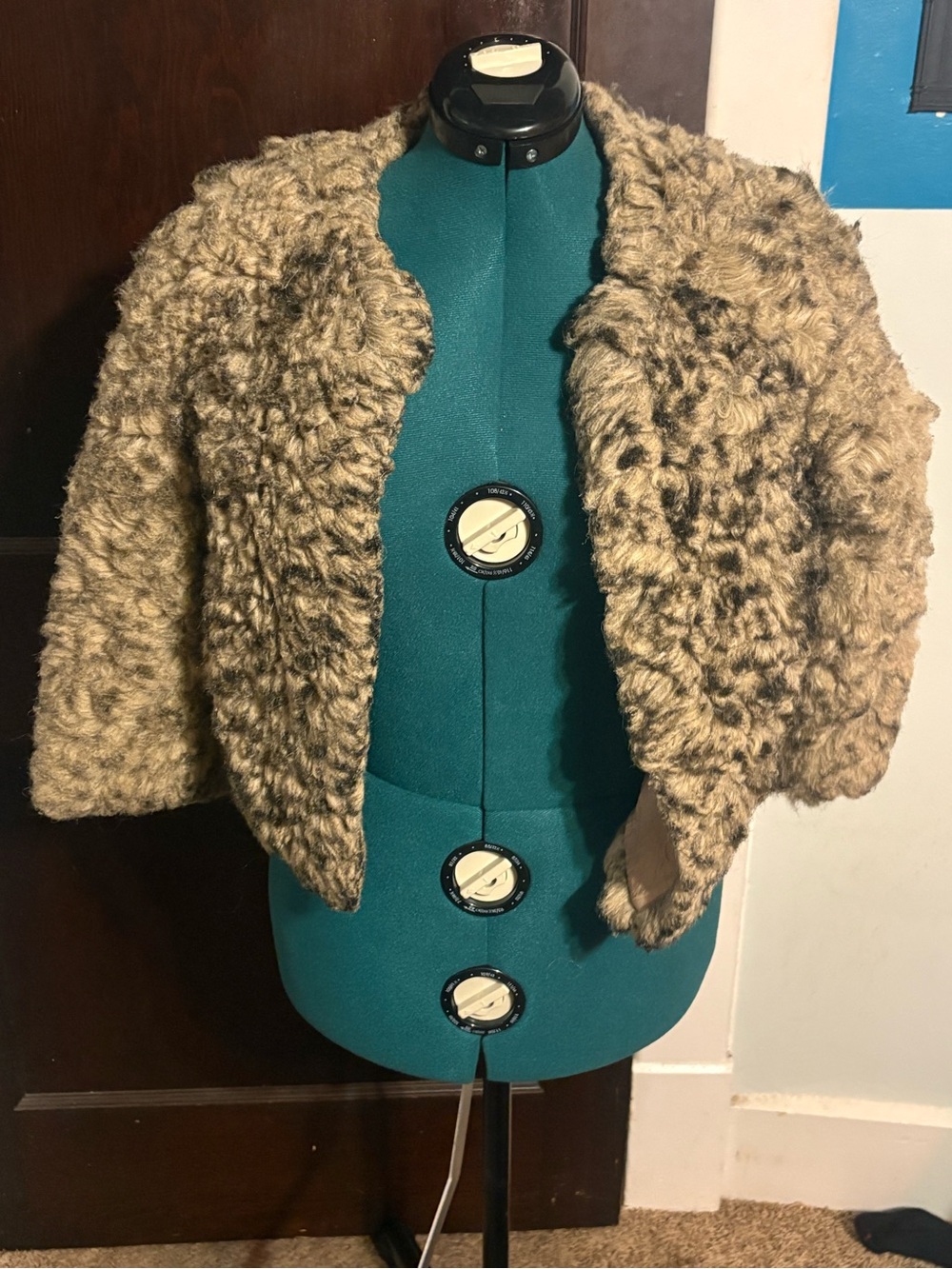 Faux Fur Michael Kors Jacket - Taupe